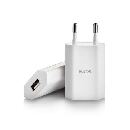 CARGADOR PARED AUTOMATICO 1XUSB 5V 1A BLANCO TOOQ