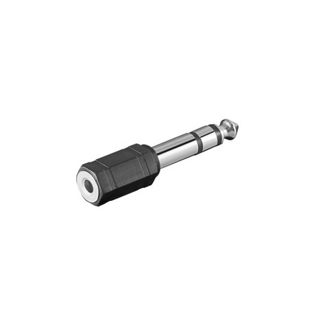ADAPTADOR AUDIO JACK3.5H-JACK6.35 M