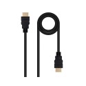 CABLE HDMI V2.0 4k 0.5M NEGRO NANOCABLE