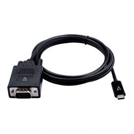 V7 V7UCVGA-2M VGA (D-Sub) USB Tipo C Negro