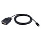 V7 V7UCVGA-2M VGA (D-Sub) USB Tipo C Negro