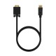AISENS Cable Conversor DISPLAYPORT a VGA, DP/M-VGA/M, Negro, 1.0M