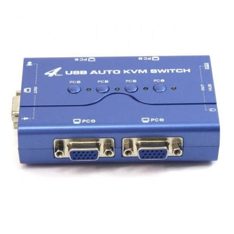 DATA SWITCH KVM 4 PUERTOS USB PG