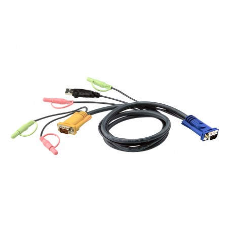 ATEN Cable KVM USB con audio y SPHD 3 en 1 de 3 m