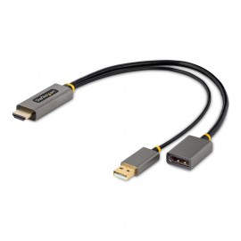 StarTech.com Cable 30cm Adaptador HDMI a DisplayPort - Activo - 4K 60Hz