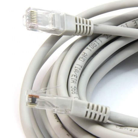 CABLE PG RJ45 LATIGUILLO CAT.6 UTP 0.25M GRIS