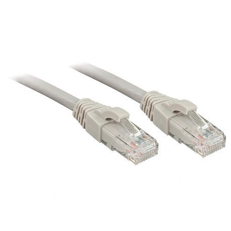 Lindy RJ-45 Cat6 U/UTP 0.5 m cable de red Gris 0,5 m U/UTP (UTP)