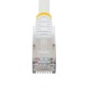 StarTech.com NLWH-50C-CAT6A-PATCH cable de red Blanco 0,5 m S/FTP (S-STP)
