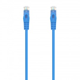 AISENS Cable de Red Latiguillo RJ45 LSZH Cat.6A 500 Mhz UTP AWG24, Azul, 3.0M