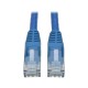 Tripp Lite N201-003-BL Cable Ethernet (UTP) Patch Moldeado Snagless Cat6 Gigabit (RJ45 M/M), Azul, 0.91 m [3 pies]