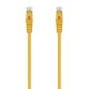AISENS Cable de Red Latiguillo RJ45 LSZH Cat.6A 500 Mhz UTP AWG24, Amarillo, 1.0M