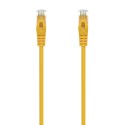 AISENS Cable de Red Latiguillo RJ45 LSZH Cat.6A 500 Mhz UTP AWG24, Amarillo, 1.0M
