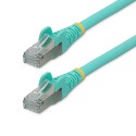 StarTech.com NLAQ-2M-CAT6A-PATCH cable de red Color aguamarina S/FTP (S-STP)