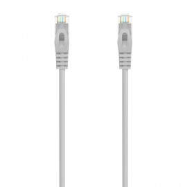 AISENS Cable de Red Latiguillo RJ45 LSZH Cat.6A 500 Mhz UTP AWG24, Gris, 1.5M