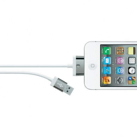 mover - Belkin BELKIN MIXIT DATOS MACHO MACHO APPLE 30 PINES 2M BLANCO