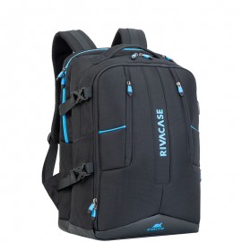 Rivacase 7860 maletines para portátil 43,9 cm (17.3'') Funda tipo mochila Negro, Azul