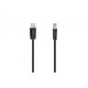 Hama 00200602 cable USB 1,5 m USB 2.0 USB A USB B Negro