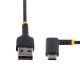 StarTech.com Cable 30cm USB A a USB C Acodado - en Ángulo Recto - Cable USB-C