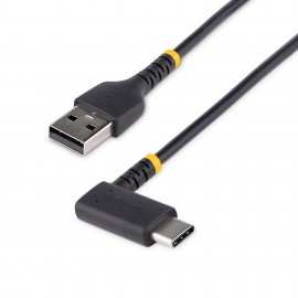 StarTech.com Cable 2m USB A a USB C Acodado - en Ángulo Recto - Cable USB-C