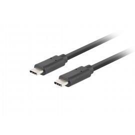 Lanberg CA-CMCM-32CU-0005-BK cable USB 0,5 m USB 3.2 Gen 2 (3.1 Gen 2) USB C Negro