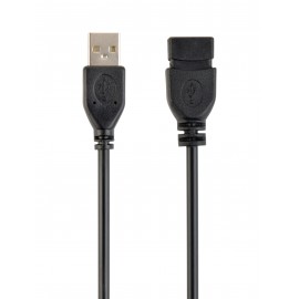 Gembird CCP-USB2-AMAF cable USB 150 m USB 2.0 USB A Negro
