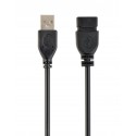 Gembird CCP-USB2-AMAF cable USB 150 m USB 2.0 USB A Negro