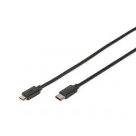Digitus 1.8m, USB3.0-C/USB3.0 micro-B cable USB 1,8 m USB C Micro-USB B Negro