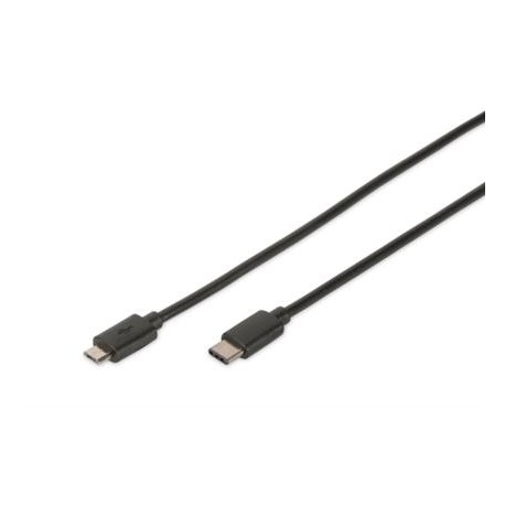 Digitus 1.8m, USB3.0-C/USB3.0 micro-B cable USB 1,8 m USB C Micro-USB B Negro
