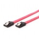 Gembird CC-SATAM-DATA-0.1M cable de SATA 0,1 m SATA 7-pin Negro, Rojo
