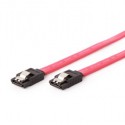 Gembird CC-SATAM-DATA-0.1M cable de SATA 0,1 m SATA 7-pin Negro, Rojo