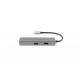 CoolBox Hub miniDOCK4 USB-C USB 3.2 Gen 1 (3.1 Gen 1) Type-C 5000 Mbit/s Acero