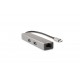 CoolBox Hub miniDOCK4 USB-C USB 3.2 Gen 1 (3.1 Gen 1) Type-C 5000 Mbit/s Acero