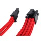SilverStone PP07-PCIR. Rojo. Extensor alimentaciÃ³n VGA SST-PP07-PCIR