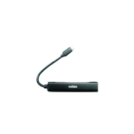 HUB NILOX USB-C USB 3.0 USB 2.0 NEGRO