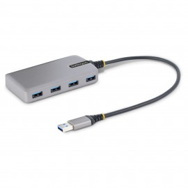 StarTech.com Hub USB de 4 Puertos - USB 3.0 de 5Gbps - Alimentado por el Bus