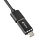 Sharkoon 4044951037582 hub de interfaz USB 3.2 Gen 1 (3.1 Gen 1) Type-C 5000 Mbit/s Negro