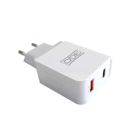 CARGADOR 3GO HOGAR USB 1QC3+1USB-C