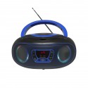 Denver Electronics TCL-212BT BLUE reproductor de CD Reproductor de CD portátil Negro, Azul