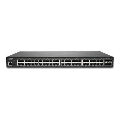 SonicWall SWS14-48FPOE Gestionado L2 Gigabit Ethernet (10/100/1000) Energía sobre Ethernet (PoE) 1U Negro - 02-ssc-8382
