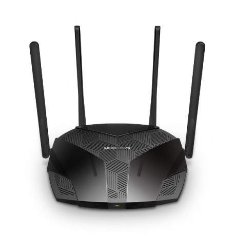 Mercusys MR80X router inalámbrico Gigabit Ethernet Doble banda (2,4 GHz / 5 GHz) Negro