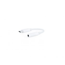 CABLE ADAPTADOR AUDIO USB-C/M A JACK 3.5/H 11CM BLANCO NANOCABLE - 10.24.1205-W