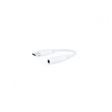 CABLE ADAPTADOR AUDIO USB-C/M A JACK 3.5/H 11CM BLANCO NANOCABLE - 10.24.1205-W