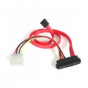 StarTech.com Adaptador Cable de 45cm Divisor SAS 29 Pines a Molex Macho LP4 y SATA - SFF-8482 SAS729PW18