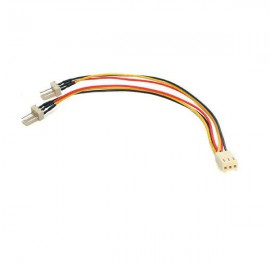 StarTech.com Cable 15cm Splitter Divisor de Alimentación Corriente para Fan Ventilador de CPU - TX3 TX3SPLITTER