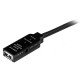 StarTech.com Cable 15m Extensión Alargador USB 2.0 Activo Amplificado - Macho a Hembra USB A - Negro USB2AAEXT15M