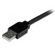 StarTech.com Cable 15m Extensión Alargador USB 2.0 Activo Amplificado - Macho a Hembra USB A - Negro USB2AAEXT15M