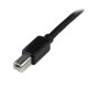 StarTech.com Cable 20 Metros 20m USB B Macho a USB A Macho Activo Amplificado USB 2.0 - Impresora USB2HAB65AC