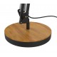 Unilux Baya Bamboo lámpara de mesa E27 12,6 W LED Bamboo, Negro