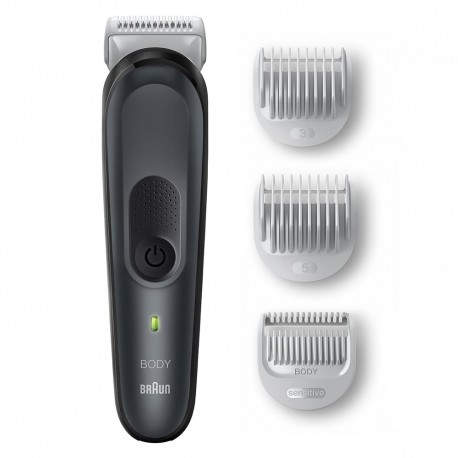 Braun BG3350 cortadora de pelo y maquinilla Negro, Gris