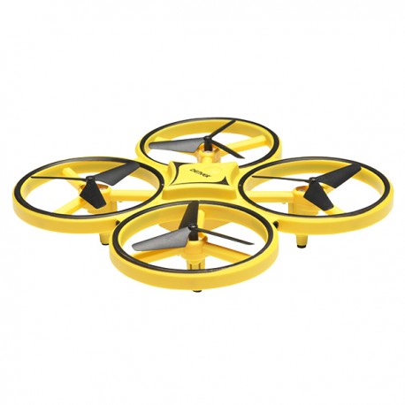 Denver DRO-170 dron con cámara 4 rotores Cuadricóptero 600 mAh Amarillo
